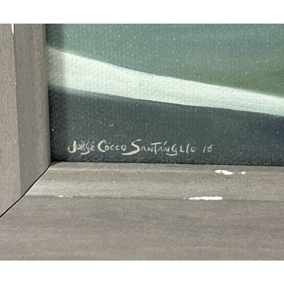 Jorge Cocco “Peace Be Still” Framed Giclée Canvas 16x12 Altus Fine Art - Picture 3 of 8